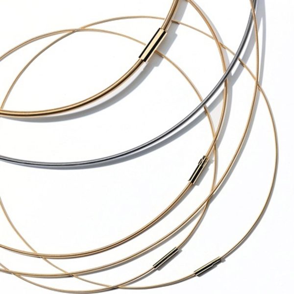 Ensemble de Colliers Niessing or, platine ou acier
