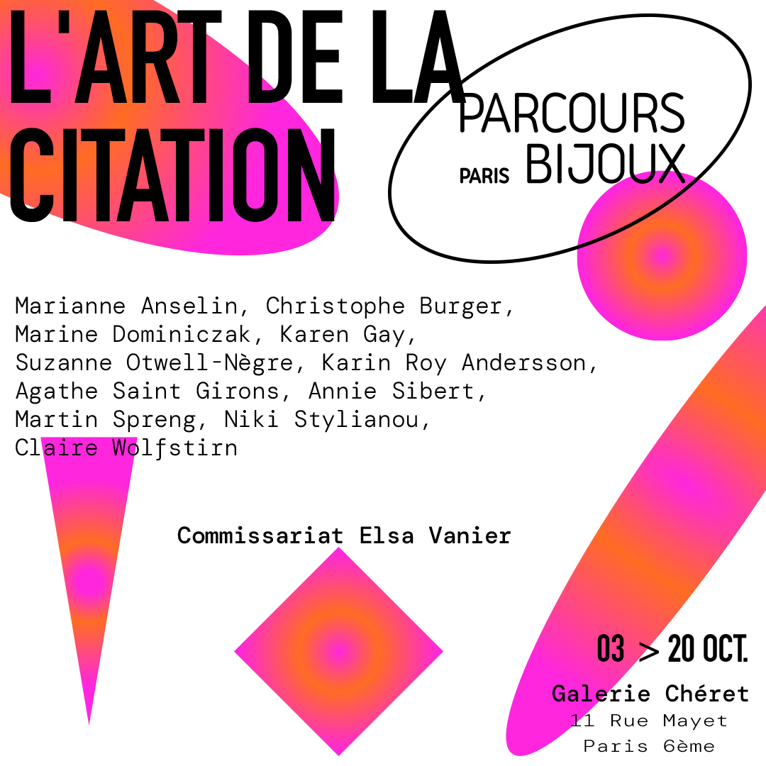 Exposition L'Art de la citation