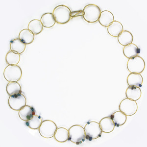 Collier perles antiques, or, Jean Grisoni