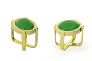 Bague Jean Grisoni, or jaune et jade